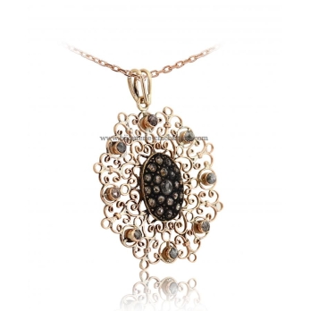 Pendentif Diamants Rose ''Chichkhane'' 48396