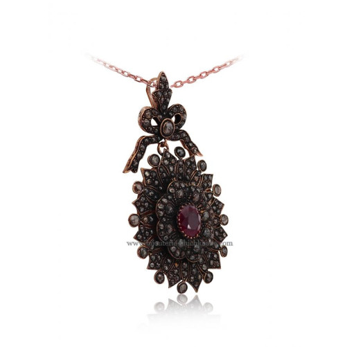 Pendentif Diamants Rose ''Chichkhane'' 48376