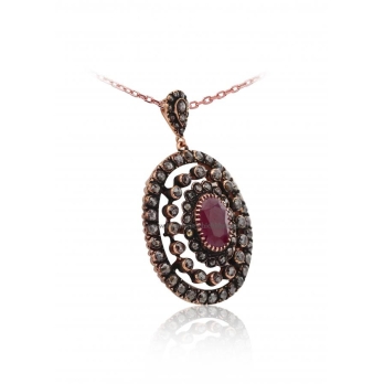 Pendentif Diamants Rose ''Chichkhane'' 48373