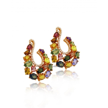 Boucles D'oreilles Diamants 48407