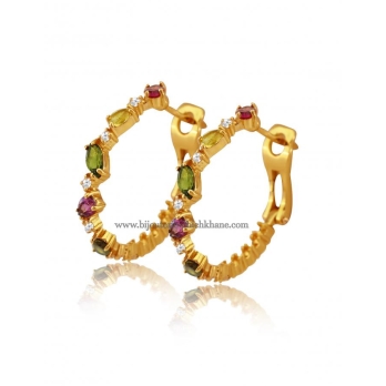 Boucles d'oreilles femme en Or Jaune 18 Carats Ref 48486 | Chichkhane