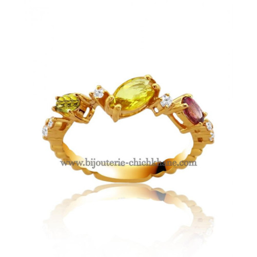 Bague femme en Or Jaune 18 Carats Ref 48485 | Chichkhane