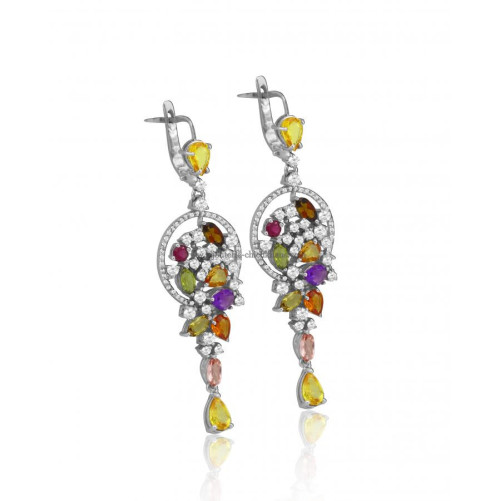 Boucles D'oreilles Diamants 48478