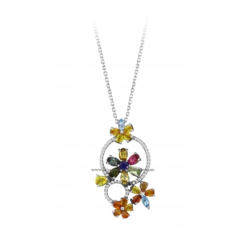 Collier femme en Or Bicolore 18 Carats Ref 48471 | Chichkhane