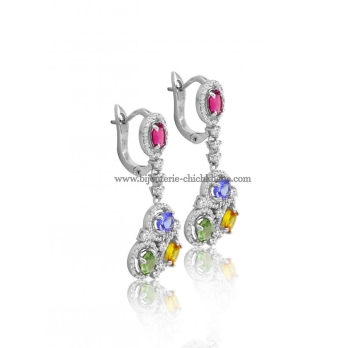 Boucles D'oreilles Diamants 48327