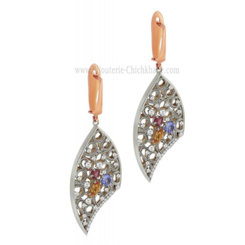 Boucles D'oreilles Diamants 48098