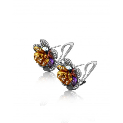 Boucles D'oreilles Diamants 48096