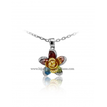 Pendentif femme en Or Bicolore 18 Carats Ref 48095 | Chichkhane