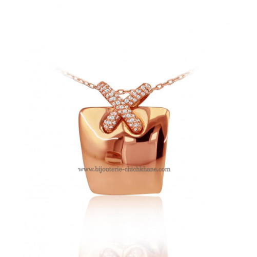 Pendentif femme en Or Rose 18 Carats Ref 47667 | Chichkhane
