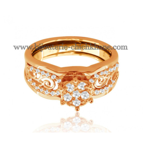 Solitaire femme en Or Jaune 18 Carats Ref 47025 | Chichkhane