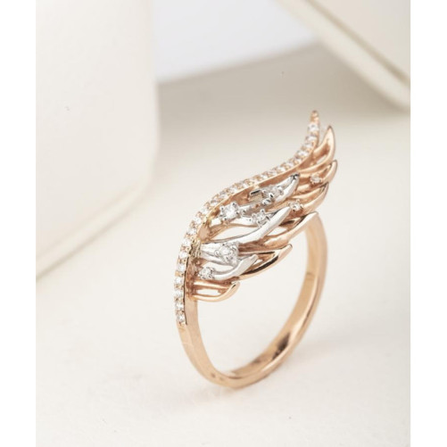 Bague femme en Or Bicolore  18 Carats Ref 66574 | Chichkhane