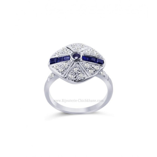 Bague femme en Or Blanc 18 Carats Ref 45262 | Chichkhane