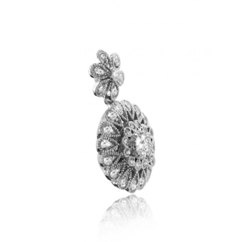 Pendentif femme en Or Blanc 18 Carats Ref 50981 | Chichkhane