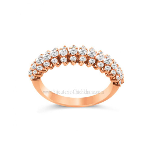 Alliance femme en Or Bicolore  18 Carats Ref 45233 | Chichkhane