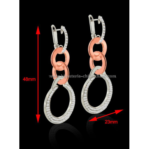 Boucles D'oreilles Diamants 43746