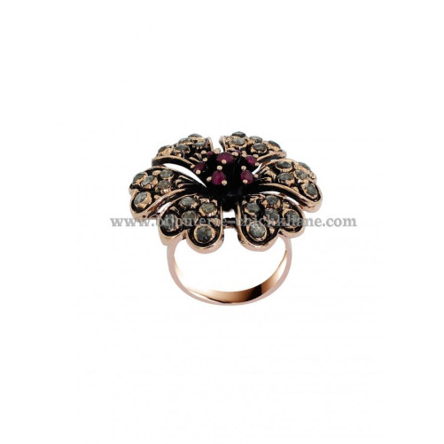 Bague Diamants Rose ''Chichkhane'' 43809