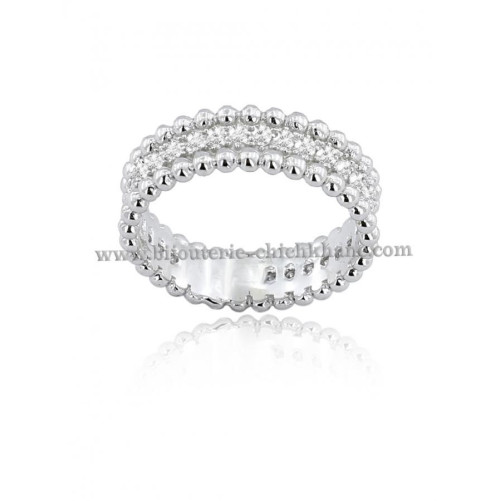 Alliance femme en Or Blanc 18 Carats Ref 42113 | Chichkhane