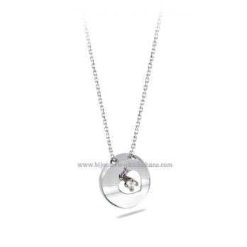 Collier femme en Or Blanc 18 Carats Ref 65093 | Chichkhane