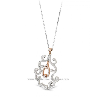 Collier femme en Or Bicolore  18 Carats Ref 42579 | Chichkhane