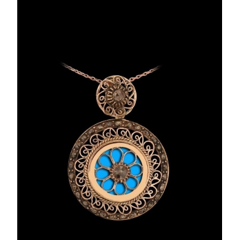 Pendentif Diamants Rose ''Chichkhane'' 43045