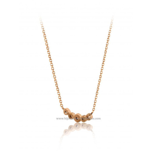 Collier femme en Or Rose 18 Carats Ref 42482 | Chichkhane