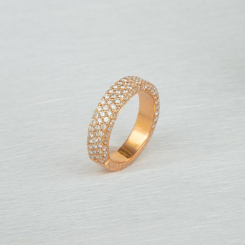 Alliance femme en Or Rose 18 Carats Ref 41909 | Chichkhane