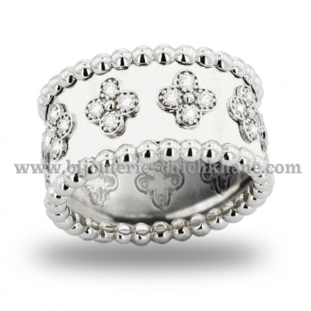 Alliance femme en Or Blanc 18 Carats Ref 40712 | Chichkhane