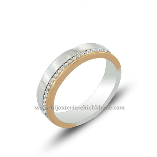 Alliance femme en Or Bicolore  18 Carats Ref 40495 | Chichkhane