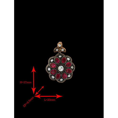 Pendentif Diamants Blanc ''Chichkhane'' 36675
