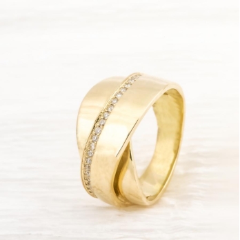 Bague femme en Or Jaune 18 Carats Ref 67006 | Chichkhane