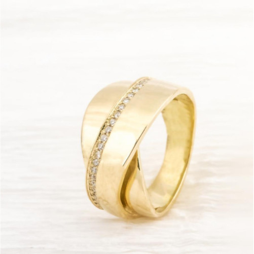 Bague femme en Or Jaune 18 Carats Ref 67006 | Chichkhane