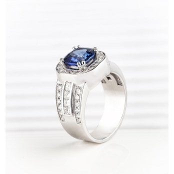 Bague femme en Or Blanc 18 Carats Ref 66689 | Chichkhane
