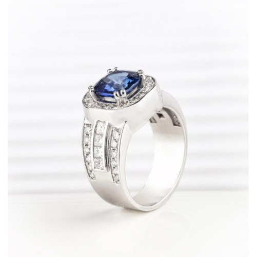 Bague femme en Or Blanc 18 Carats Ref 66689 | Chichkhane