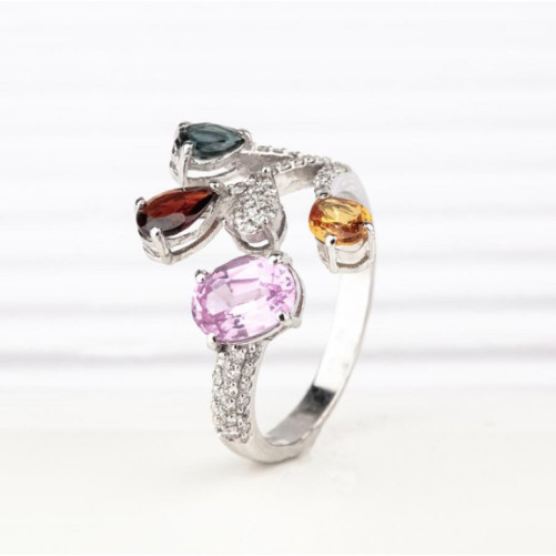 Bague femme en Or Blanc 18 Carats Ref 66683 | Chichkhane