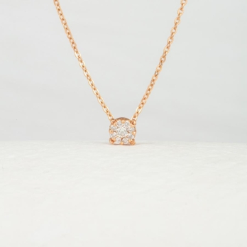 Collier femme en Or Rose 18 Carats Ref 68513 | Chichkhane