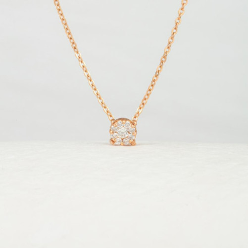 Collier femme en Or Rose 18 Carats Ref 68513 | Chichkhane