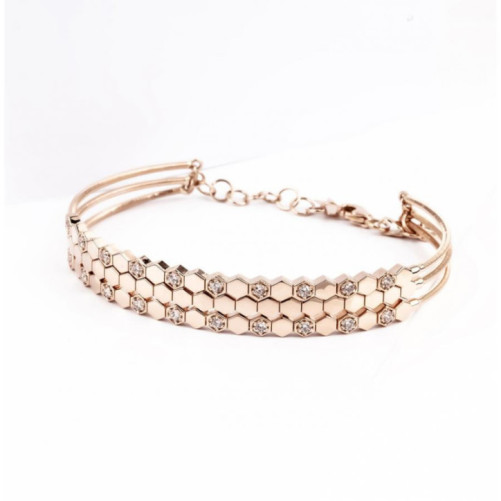 Bracelet femme en Or Rose 18 Carats Ref 65982 | Chichkhane