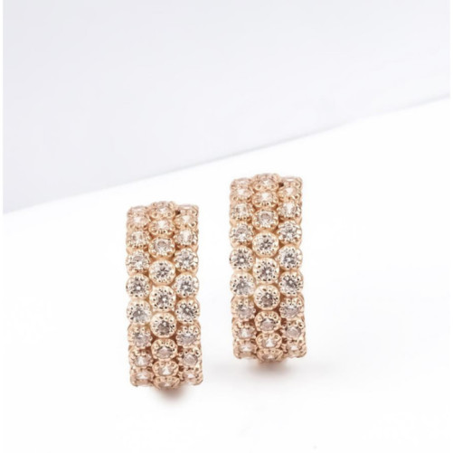 Boucles d'oreilles femme en Or Rose 18 Carats Ref 65959 | Chichkhane