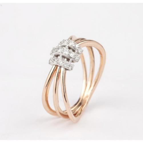 Bague femme en Or Bicolore  18 Carats Ref 67444 | Chichkhane