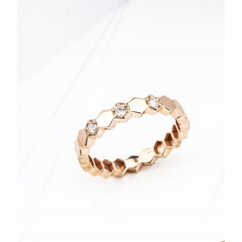 Alliance femme en Or Rose 18 Carats Ref 65923 | Chichkhane
