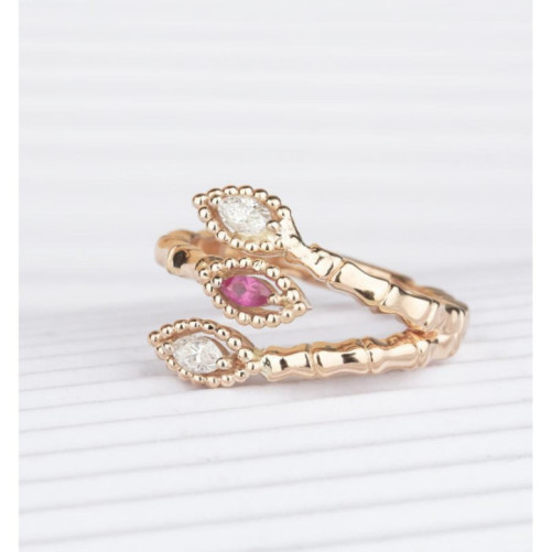 Bague femme en Or Rose 18 Carats Ref 65336 | Chichkhane