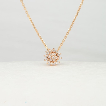 Collier femme en Or Rose 18 Carats Ref 67010 | Chichkhane