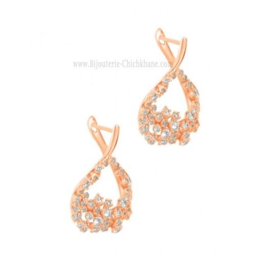 Boucles D'oreilles Diamants 65409