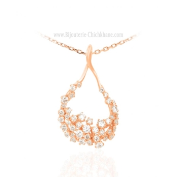 Pendentif femme en Or Rose 18 Carats Ref 65408 | Chichkhane