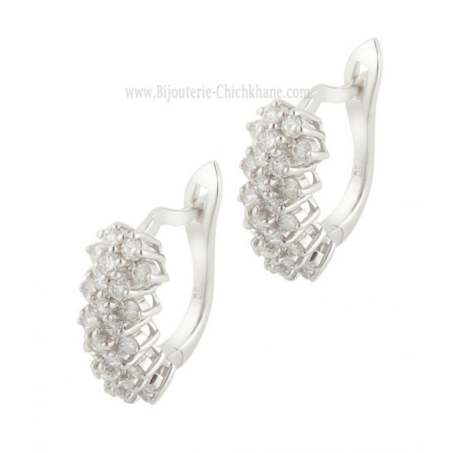 Boucles D'oreilles Diamants 64995
