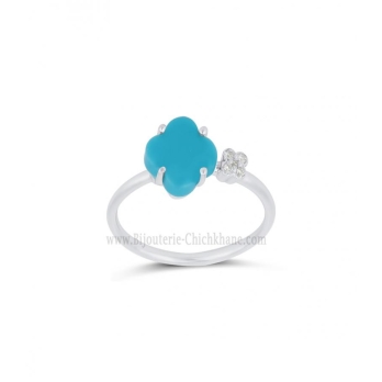 Bague femme en Or Blanc 18 Carats Ref 65495 | Chichkhane