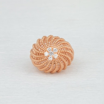 Bague femme en Or Rose 18 Carats Ref 63940 | Chichkhane