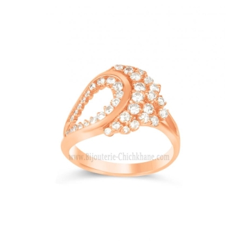 Bague femme en Or Rose 18 Carats Ref 65410 | Chichkhane