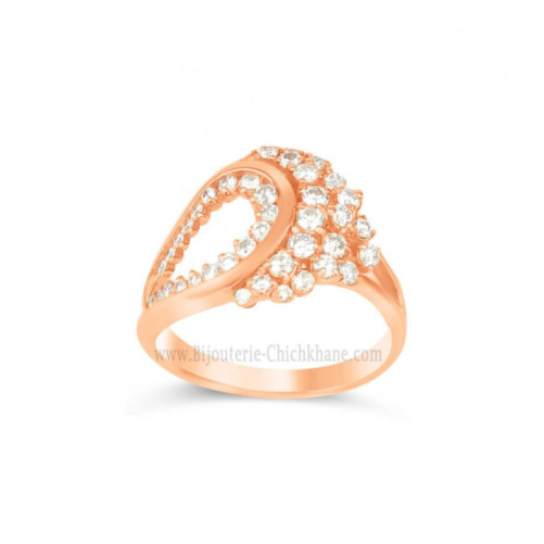 Bague femme en Or Rose 18 Carats Ref 65410 | Chichkhane